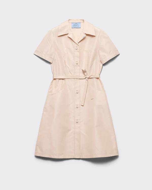 Robe chemise à fente