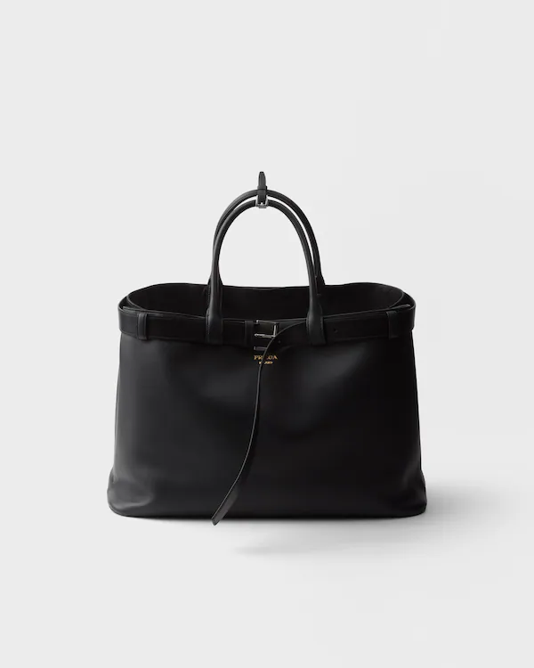 Sac en cuir Prada avec ceinture à boucle