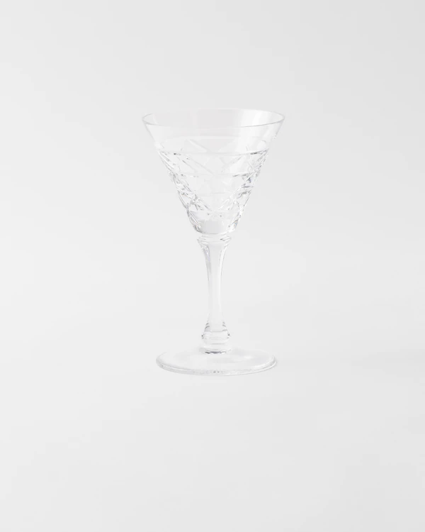 Verre à vin blanc cristal - Triangles