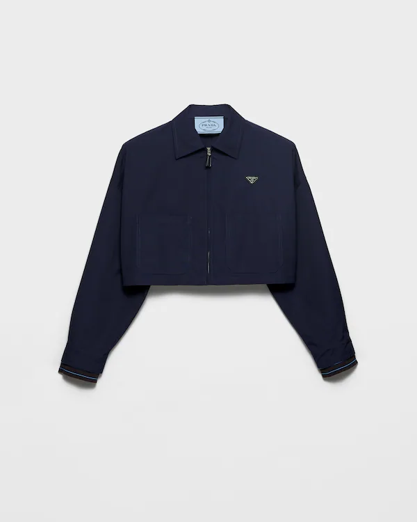Veste blouson en popeline