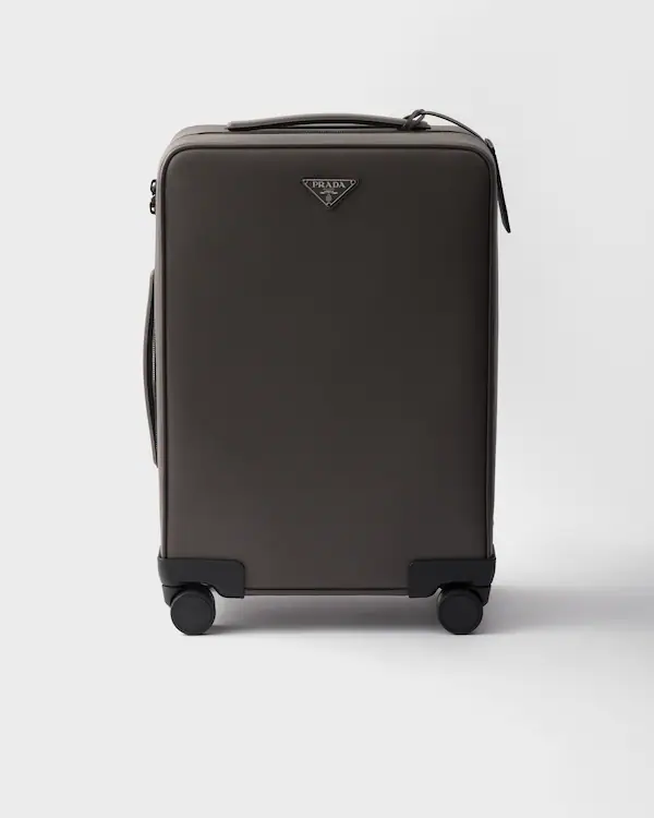 Valise en cuir Saffiano