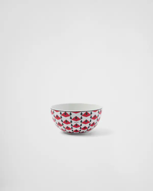 Jeux de deux bols en porcelaine pour riz ou céréales - Vienna Red