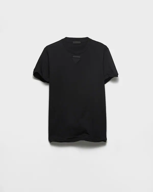 T-shirt en coton façon sculptable