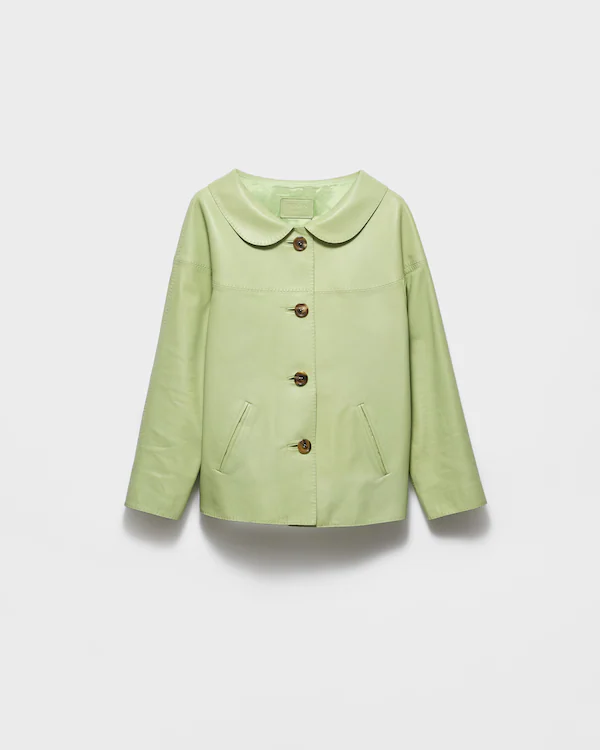 Veste en cuir nappa
