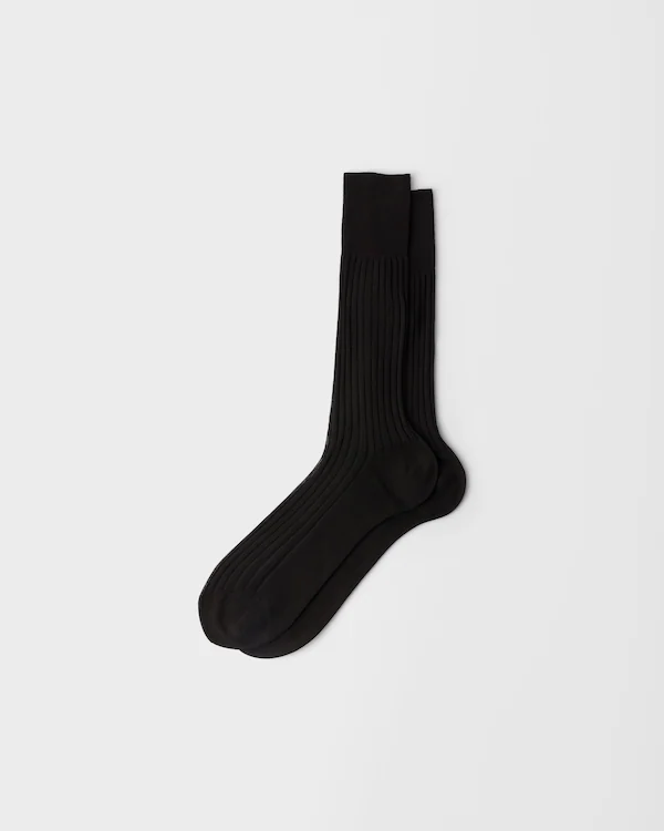 Chaussettes mi-mollet en coton