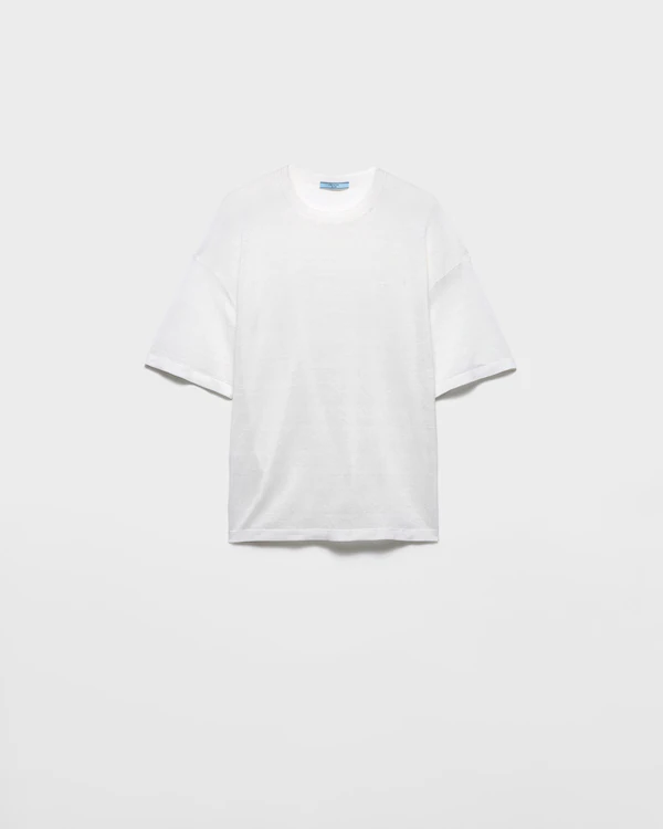 T-shirt en lin à manches courtes