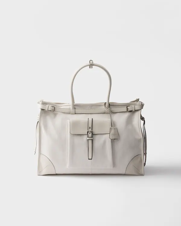 Sac à main Prada Bonnie en denim et cuir