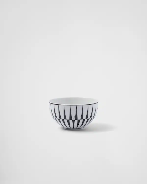 Jeux de deux bols en porcelaine pour riz ou céréales - Rayures