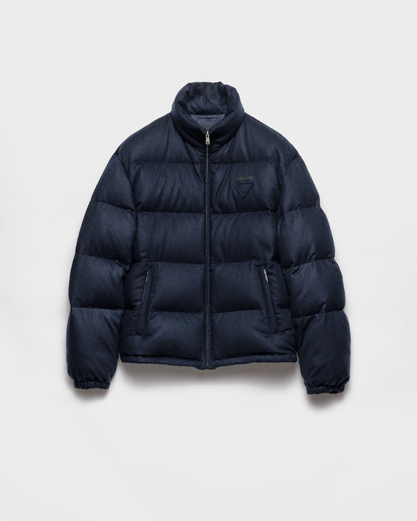 Veste en duvet de cachemire de poids moyen