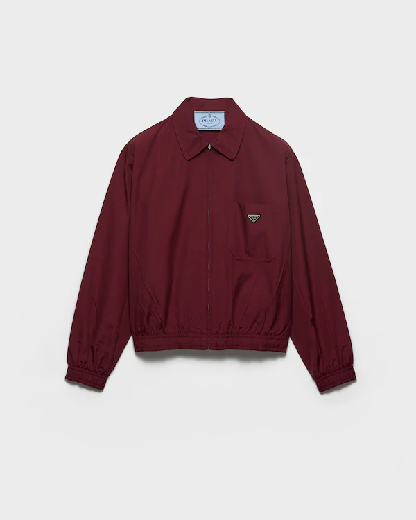 Veste en popeline