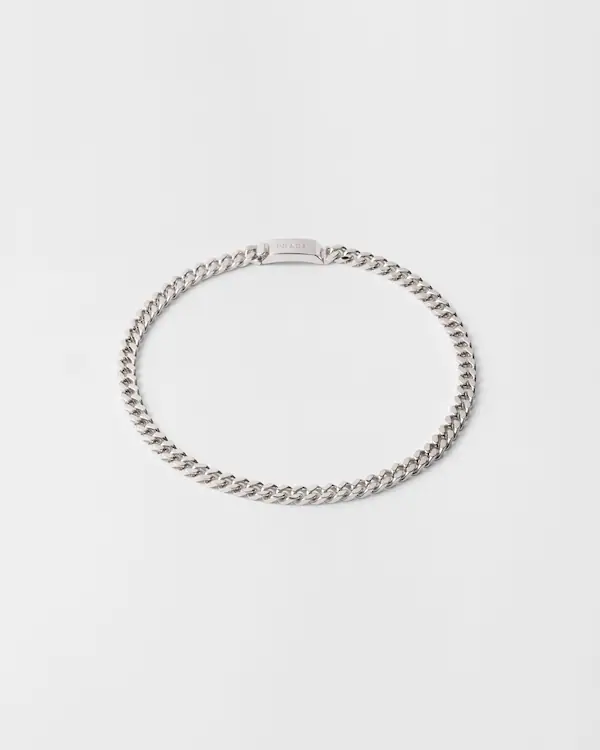 Collier en chaîne argent