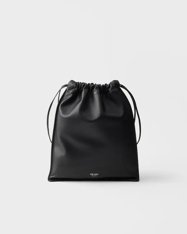 Porte-documents en cuir nappa Prada Wish