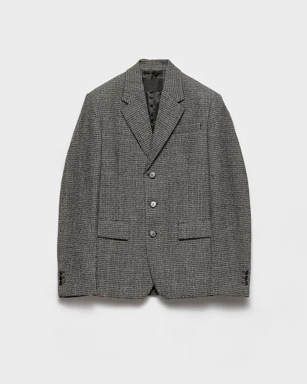 Veste en laine à boutonnage simple