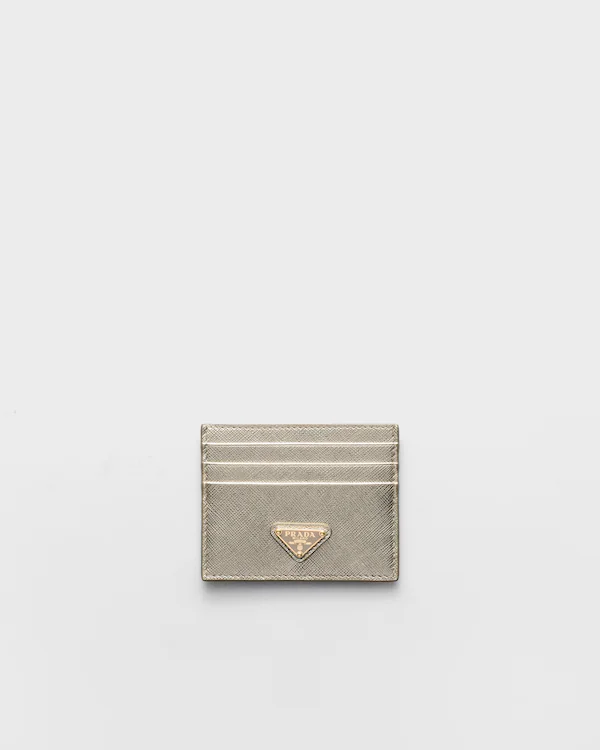 Porte-cartes en cuir Saffiano