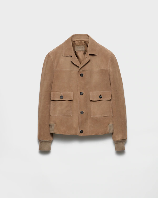 Veste bomber en daim