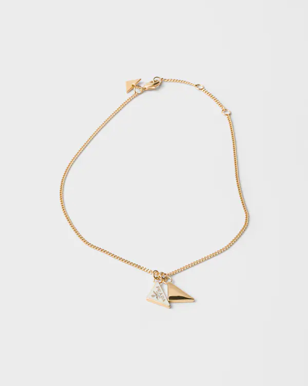Collier en métal émaillé
