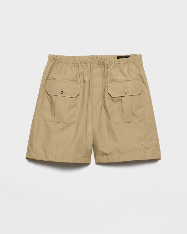 Bermudas en popeline de coton