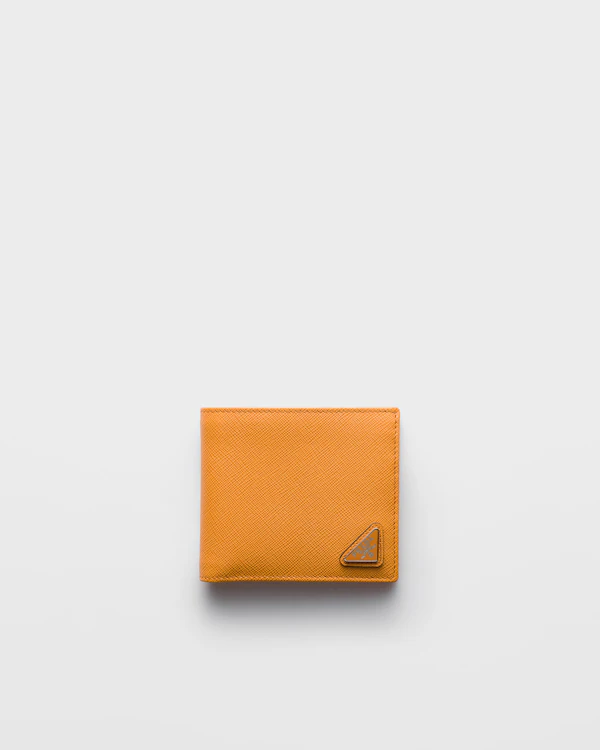 Portefeuille en cuir Saffiano avec pochette à pièces