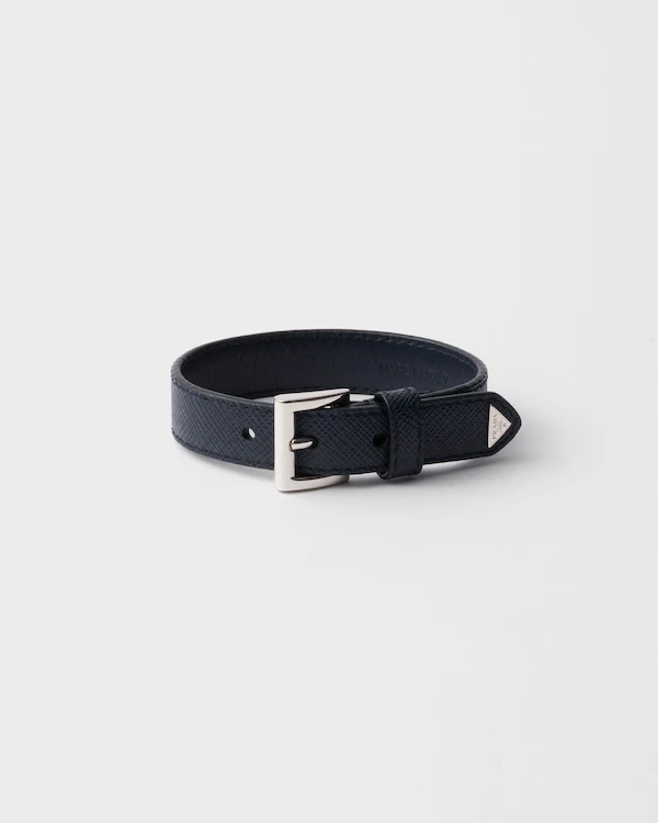 Bracelet en cuir Saffiano