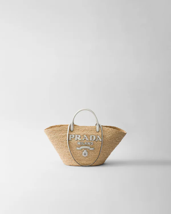 Sac à main en raphia et cuir