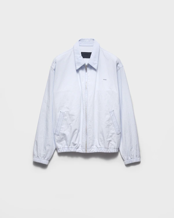 Veste blouson chambray