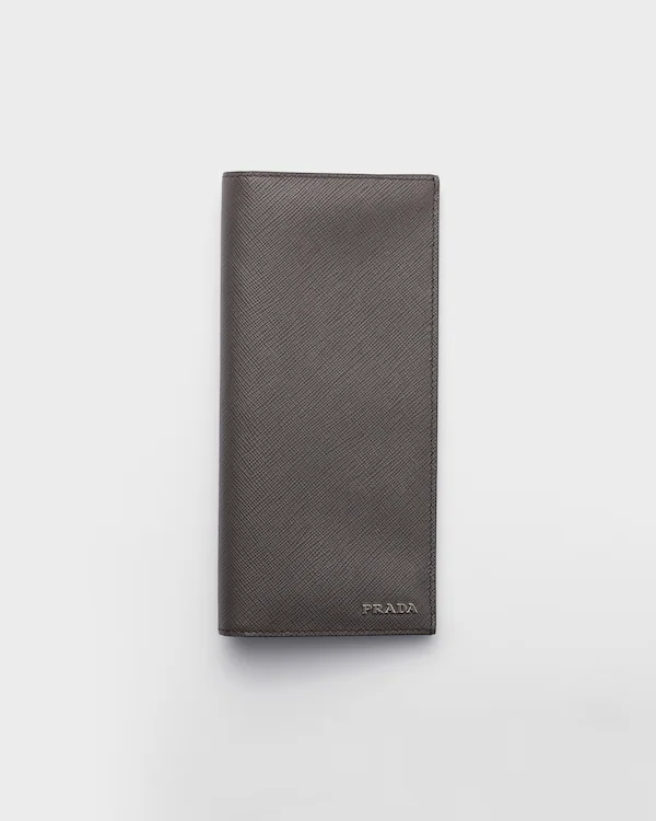 Portefeuille en cuir Saffiano