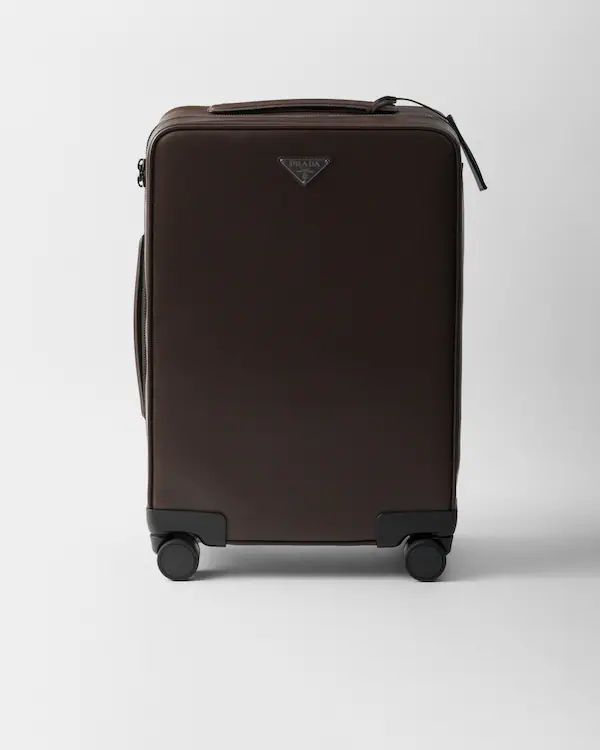 Valise en cuir Saffiano