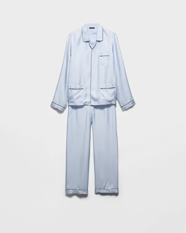 Pajamas en tissu de soie