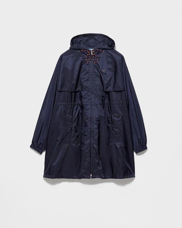 Manteau de pluie à capuche en Re-Nylon léger