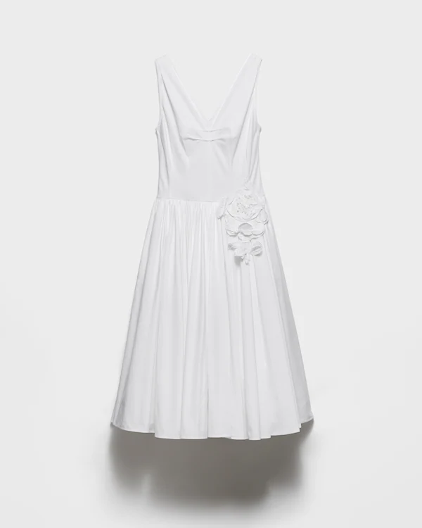 Robe en popeline de coton