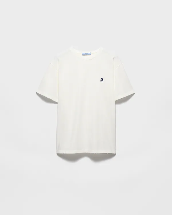 T-shirt en jersey teint en pièce