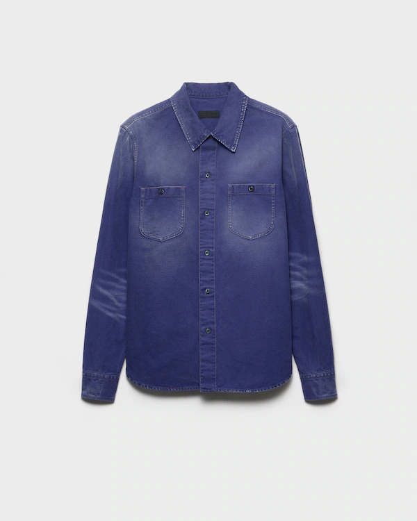 Chemise en twill de coton