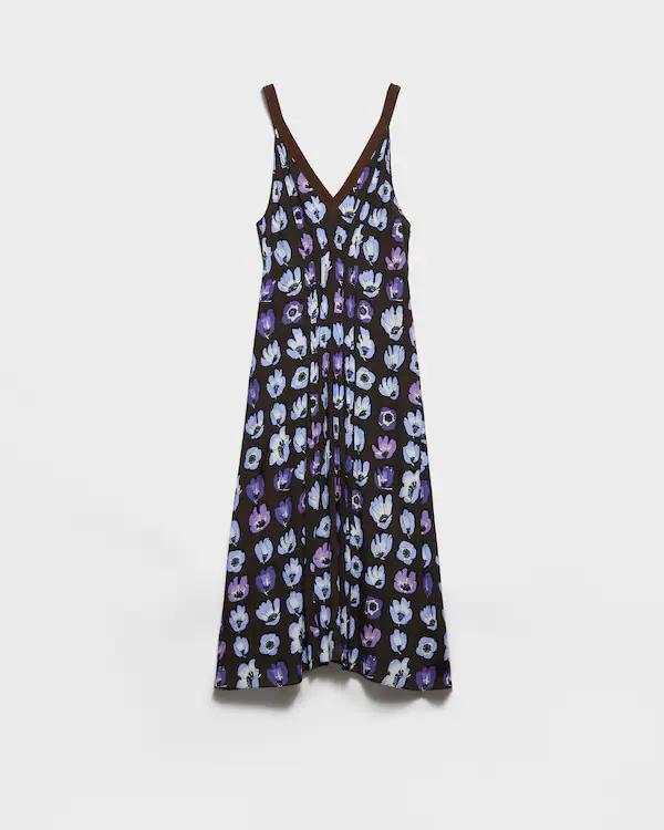 Robe imprimé floral marocain