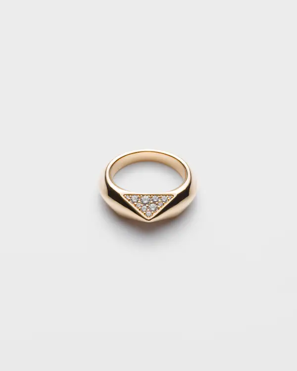 Anneau Éternel en or jaune et diamants